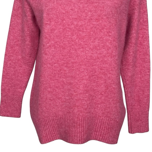 Massimo Dutti Alpaca Wool Blend Women's Pink Sweater Size S Cozy Warm Soft - Picture 3 of 8